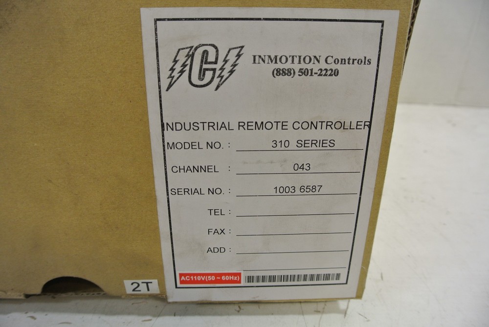Inmotion Controls 310 Series Remote Controller 310 RX 110v USED