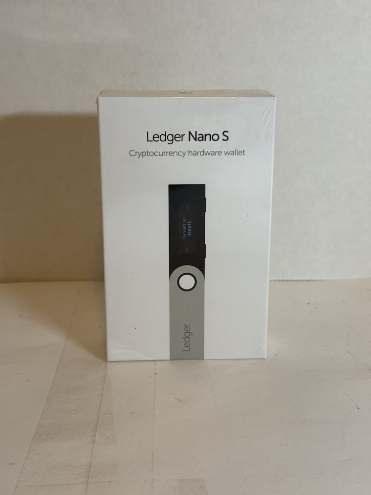 Ledger Nano S Cryptocurrency Hardware Wallet USB OLED Display Secure Storage