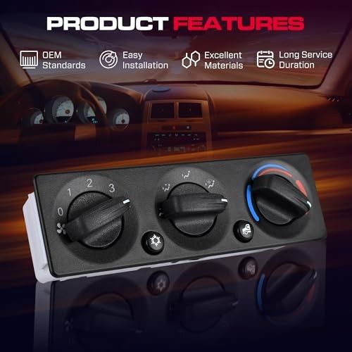 HVAC A/C Heater Climate Control Module Panel Switch Fit for 2008-2015 Q21-6012