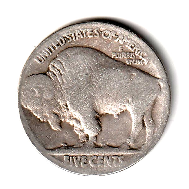 1916 Buffalo nickel refurbished