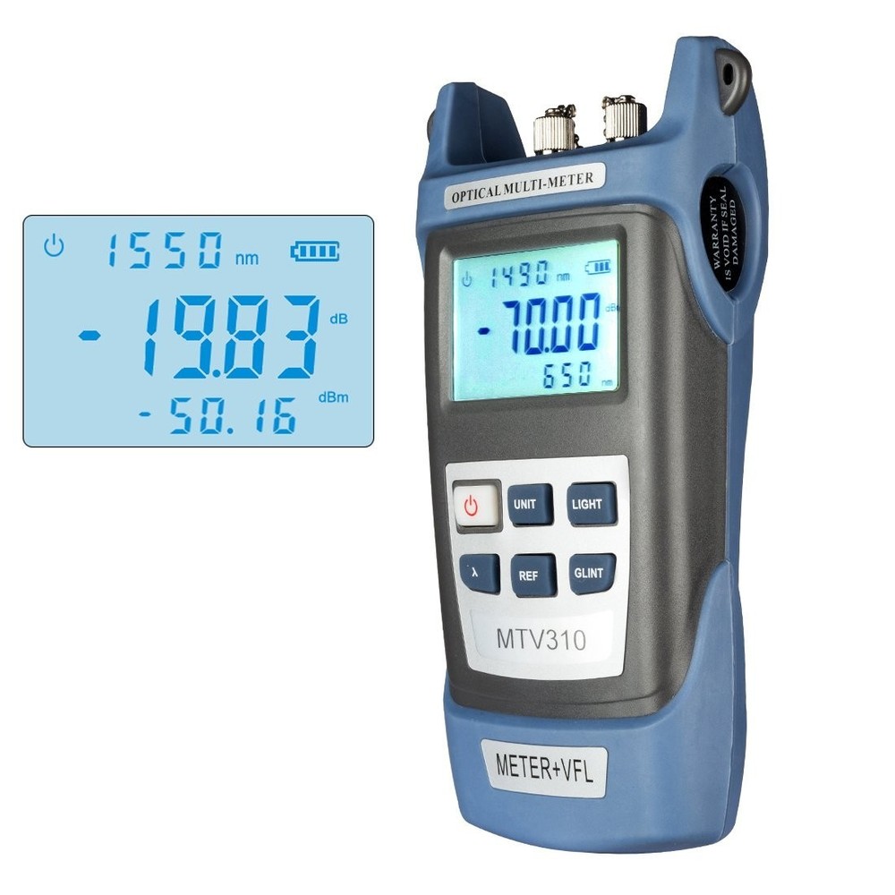 6-in-1 Fiber Optic Power Meter and Light Source - Essential for Engineers