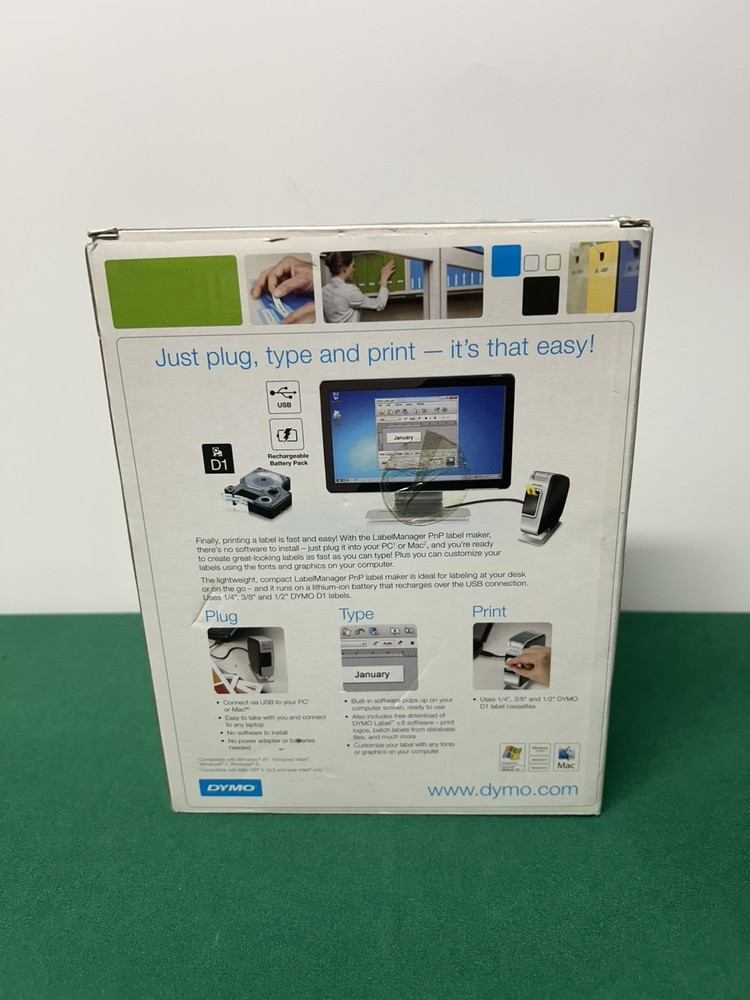 DYMO LabelManager Plug N Play Label Maker For PC - Mac