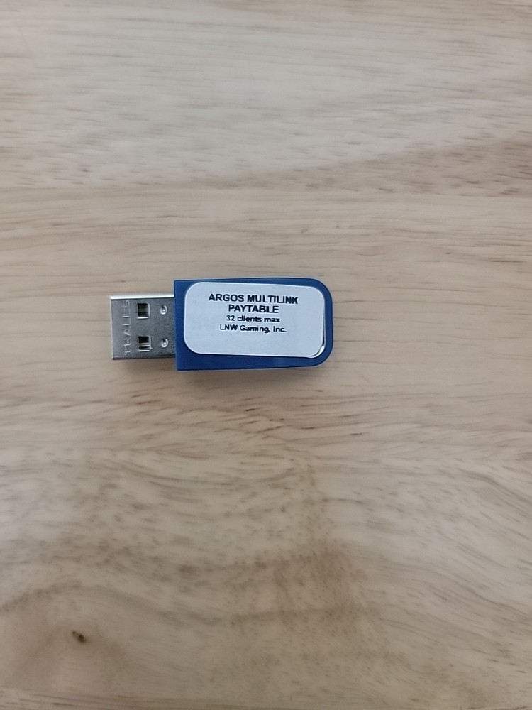 1 SG USB Argos MultiLink Paytable Dongle 32