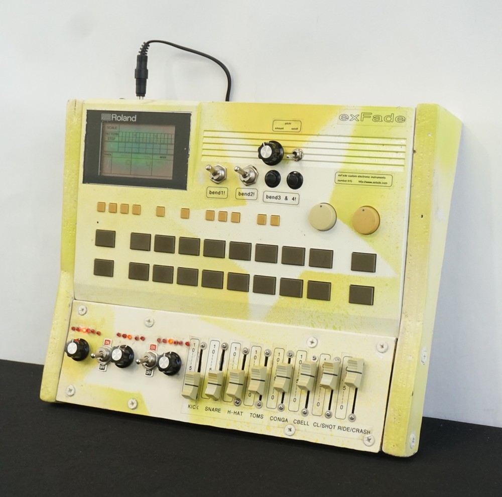 exFade Roland TR-505 Circuit Bent / Modified Drum Machine