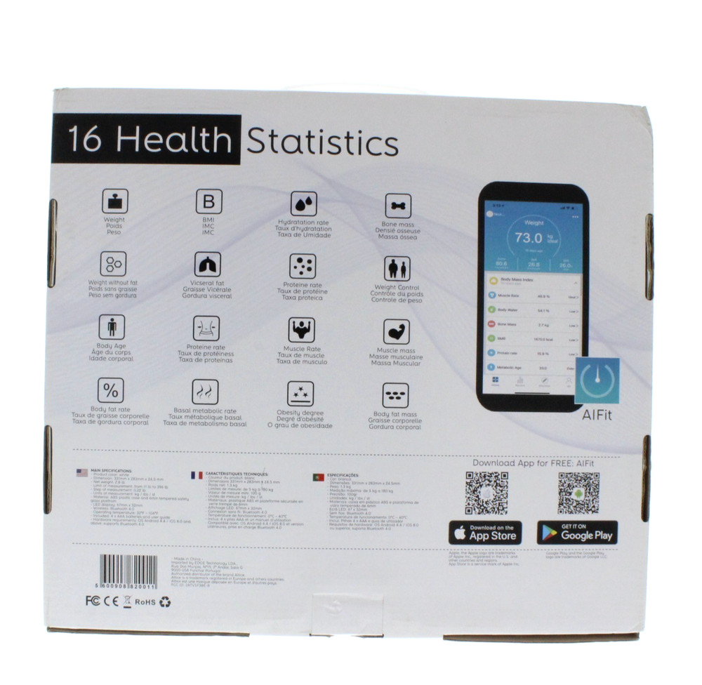 Altice Smart Scale Wireless App Control LED Display Screen