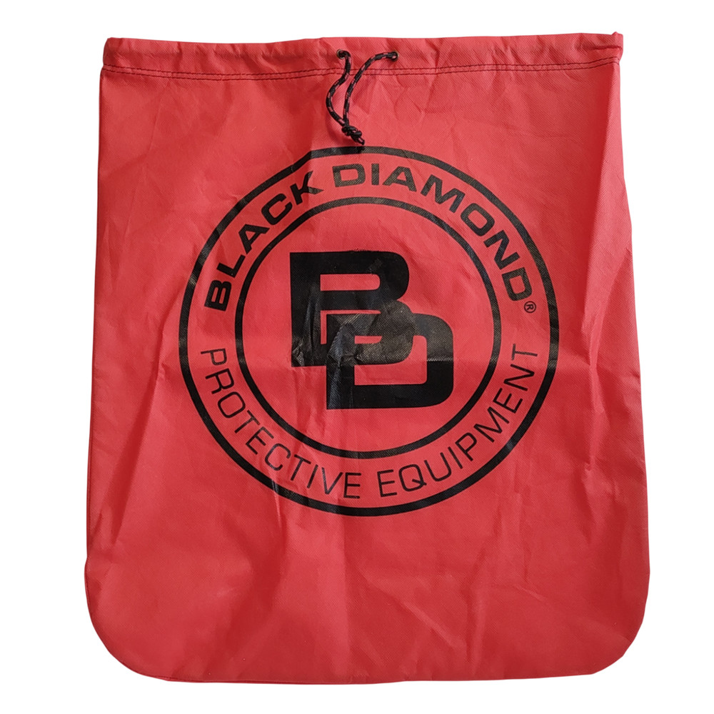 Black Diamond Protective Equipment Storage Stash Bag Red Drawstring 23" x 20”