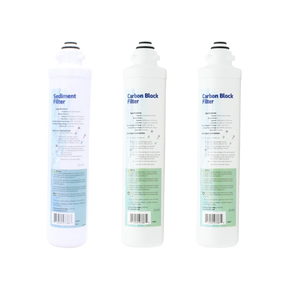 Aqua Flo Platinum QCRO RO Filter Replacement Kit - Membrane Sold Separately