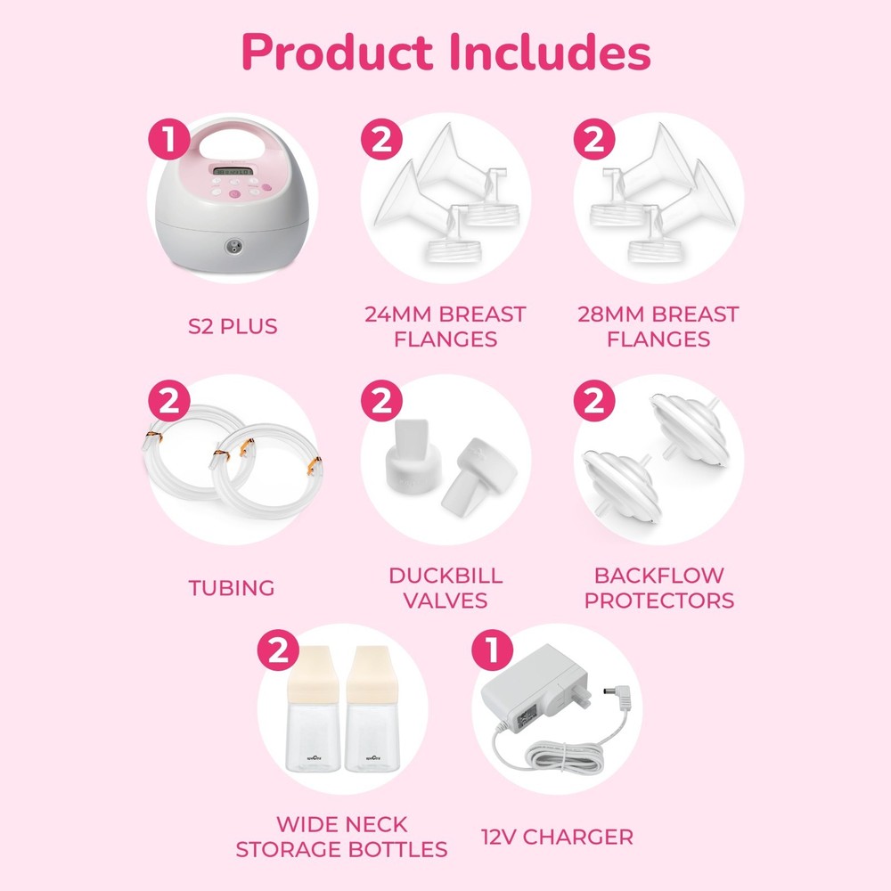 Spectra S2 Plus Electric Breast Pump. See Description