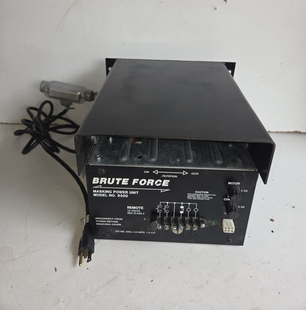 Brute Force Nick Malone 9300 Masking Power Unit 1/3HP Motorized Screen Operator