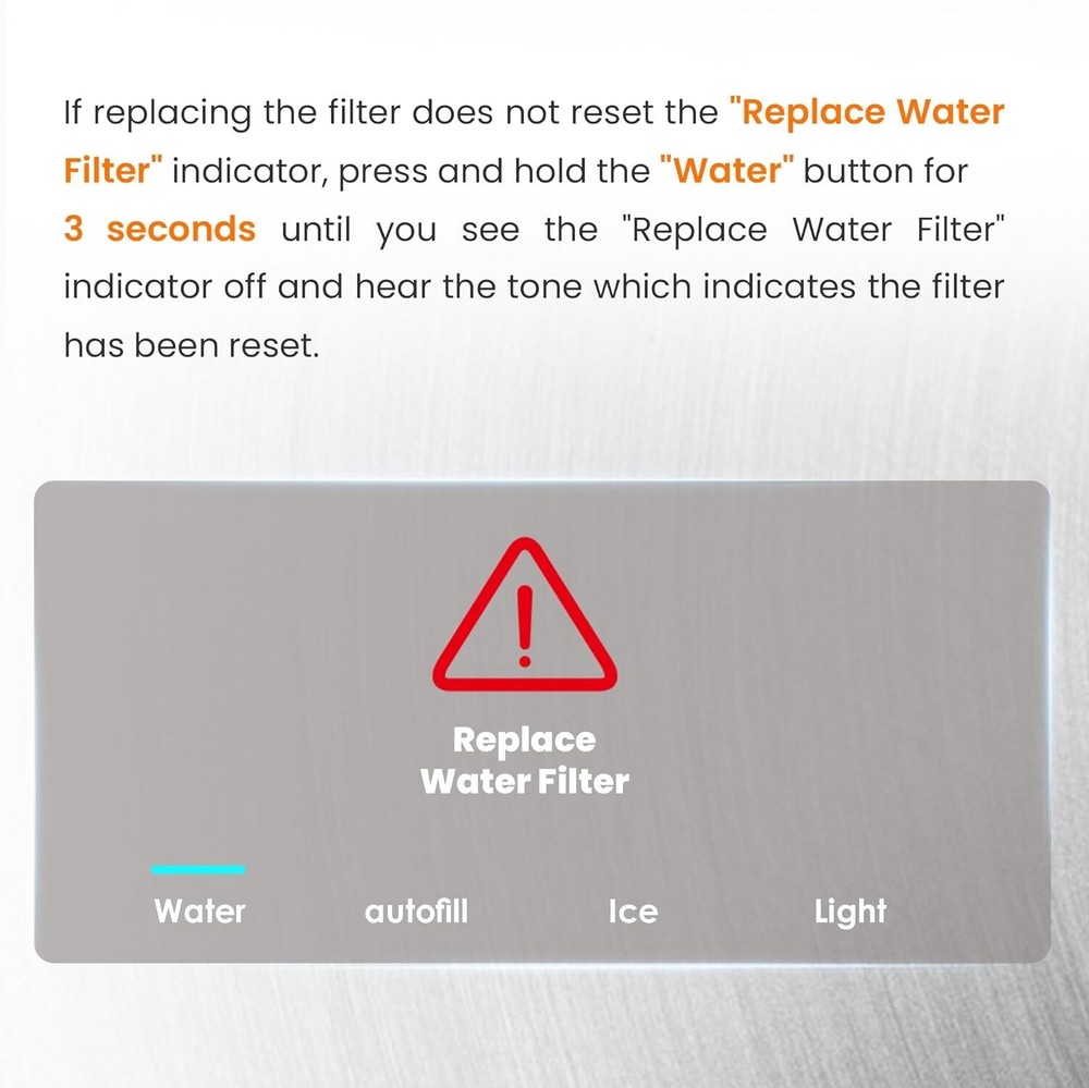 (5Pack) Maxblue Refrigerator Water Filter, Replacement for GE® RPWFE (With Chip)