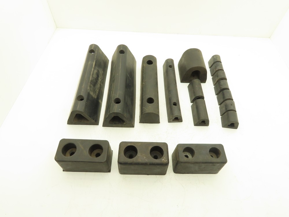 Rubber Loading Dock Bumper Hollow Solid Mixed Size Lot of 17 *READ*