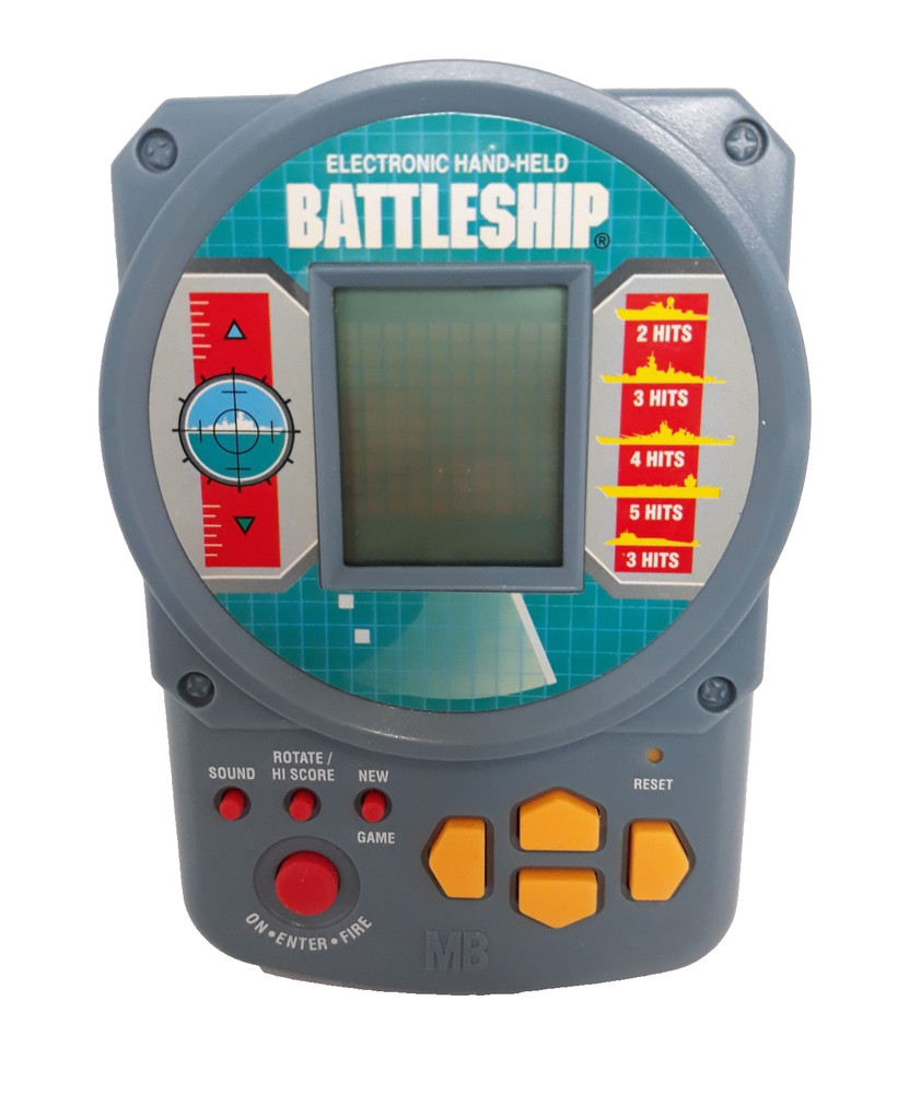 Milton Bradley Electronic Hand-Held BATTLESHIP  1995