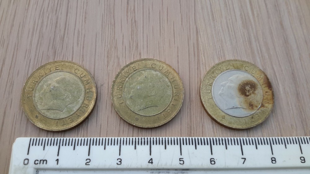 THREE TURK LIRASI 2017 COINS