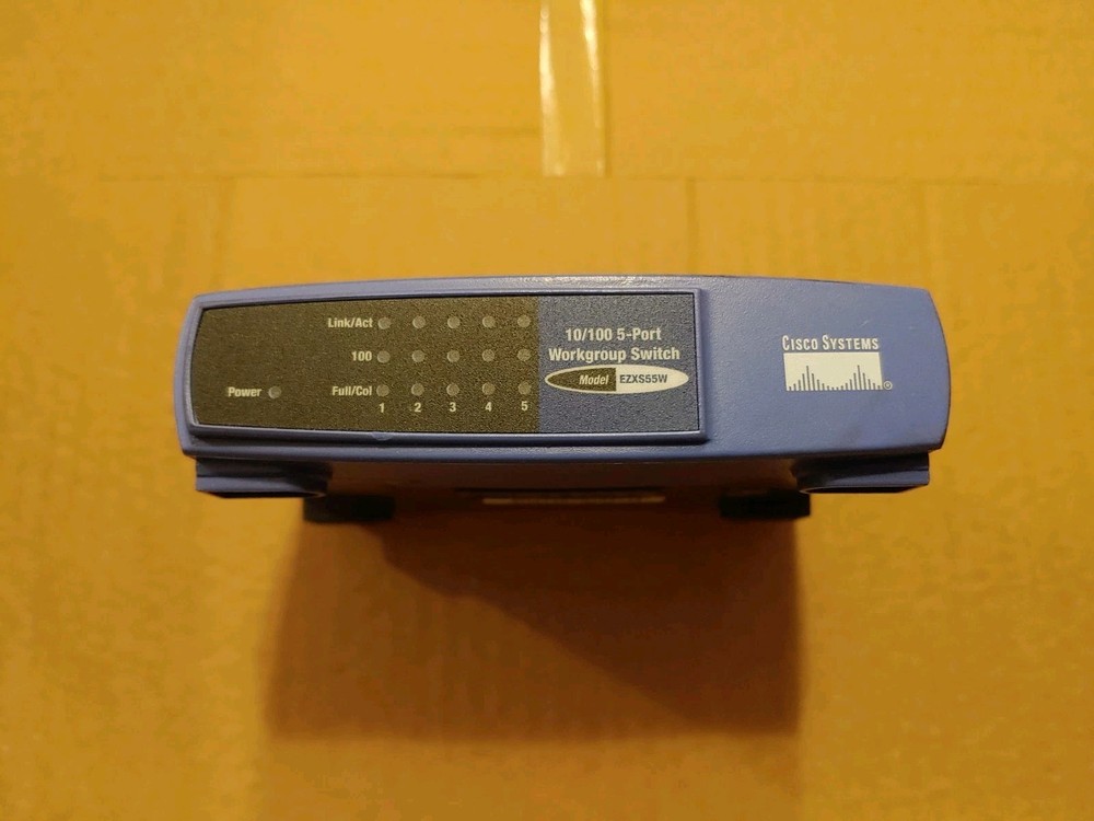 Linksys EtherFast EZXS55W 5-Port Workgroup Switch Hub - [Read Description]