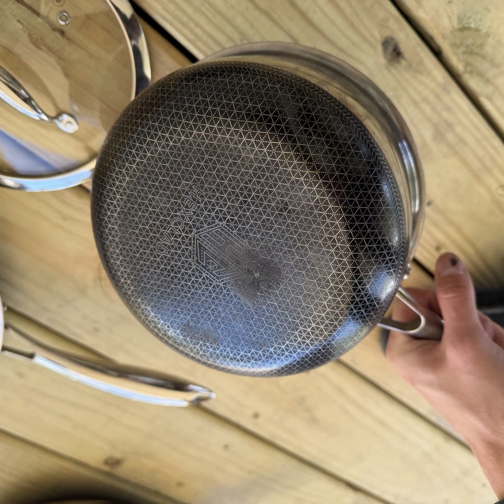 Hexclad Hybrid Cookware 6 Piece Set Preowned Great Condition