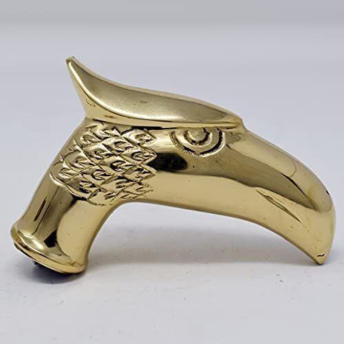 Solid Brass Vintage Cane Walking Stick Handle Eagle Head Cast Brass new handmade
