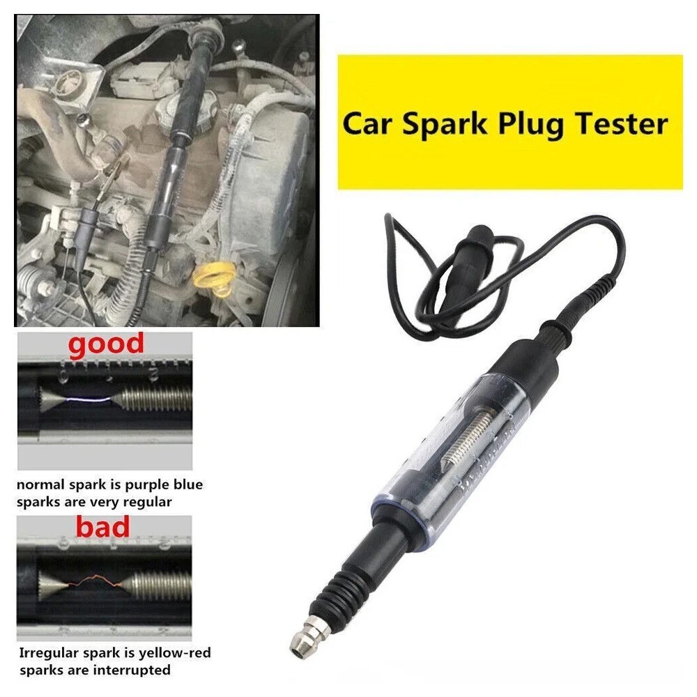 12V Adjustable Spark Plug Tester Ignition Coil Diagnostic Tool Universal