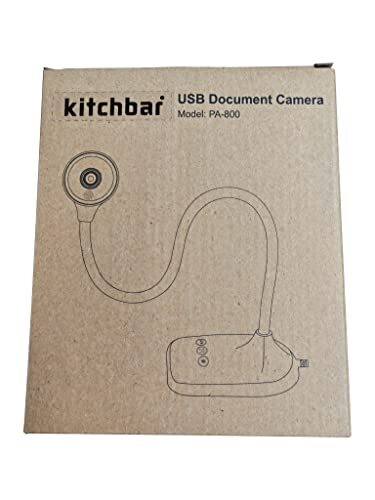 Document Camera for Teachers Webcam and Overhead Camera for Classroom with Mi...