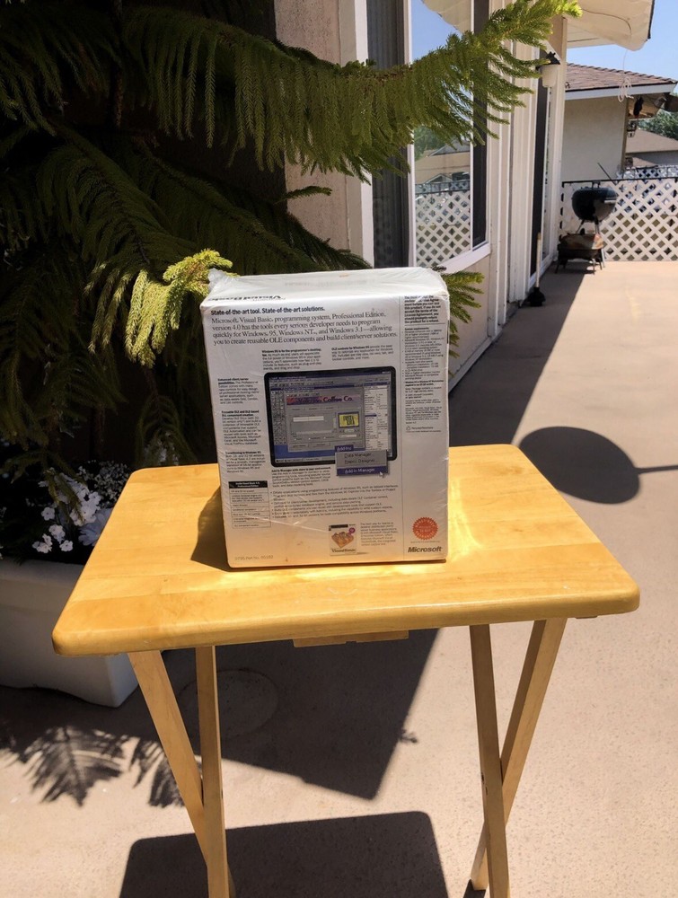 NEW Microsoft Visual Basic 4.0 Professional Upgrade Version Windows (Sealed).