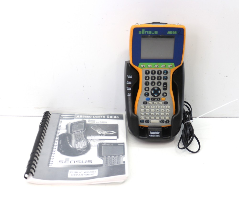 Sensus Metering Systems AR5501 Field Data Collector w/ Charging Cradle & Manuel
