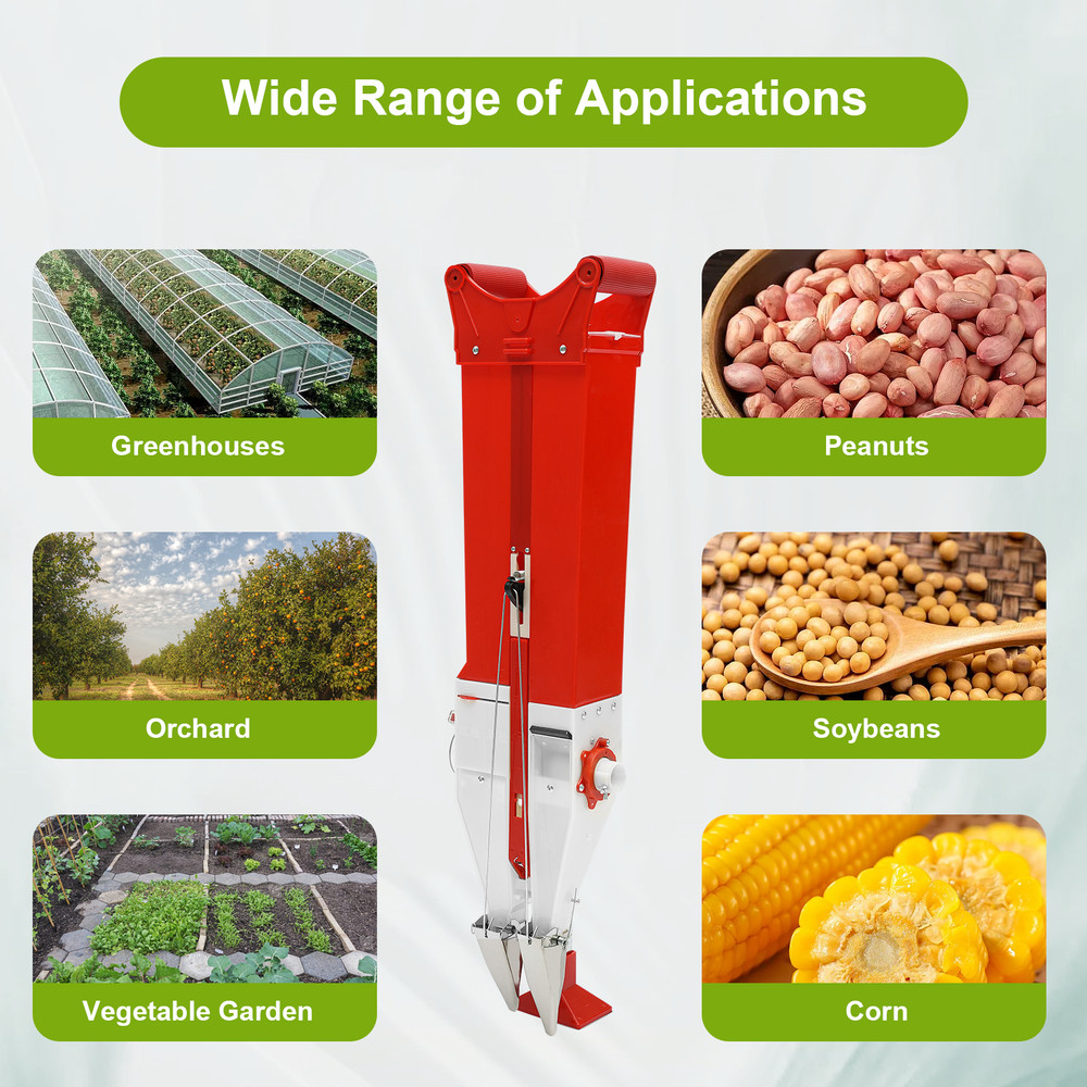 Hand-Held Applicator Fertilizer Corn Peanut Seed Seeder Garden Planter Tool NEW