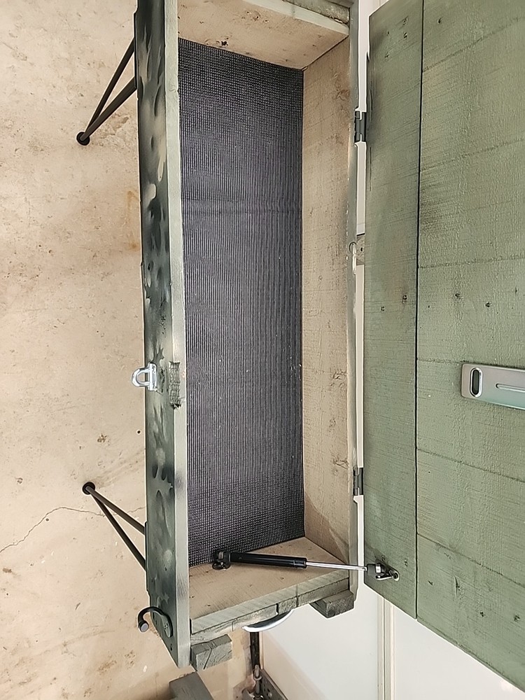 Authentic Viet Nam Era Munition Crate Storage Case,table,locker