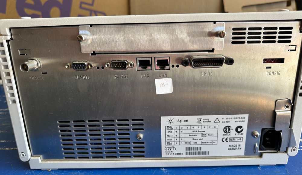 Hewlett Packard Binary Pump G1312A Series 1100 HPLC System Power Tested