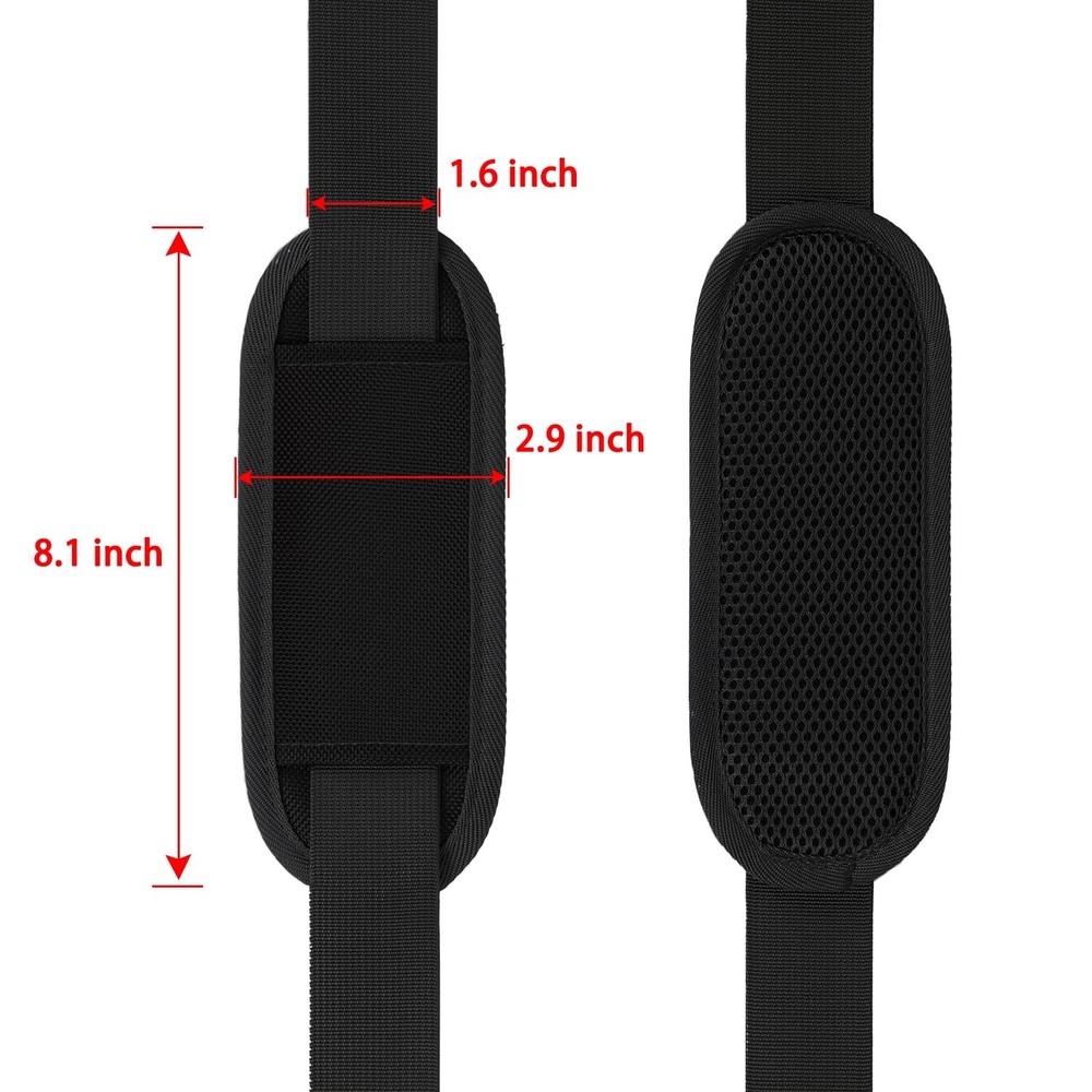 Shoulder Strap, 52" Universal Replacement Laptop Shoulder Strap Luggage Duffe...