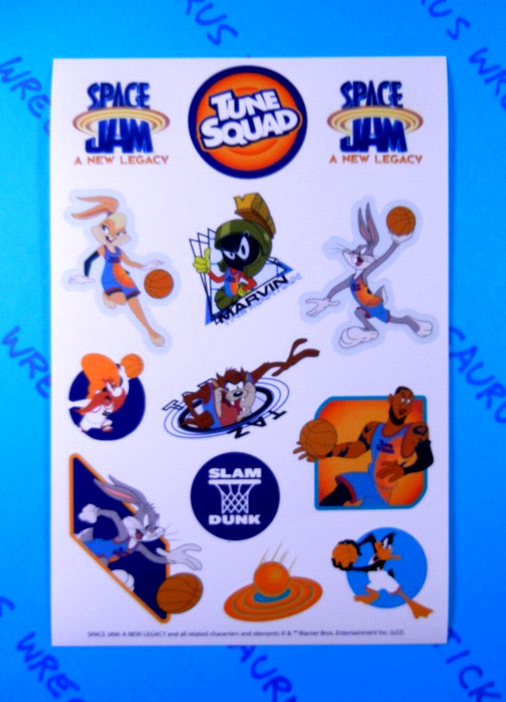 Space Jam Stickers Sheet American Greetings