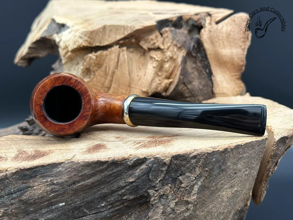 Lorenzetti Italy Milano Smooth Bent Billiard Smoking Pipe