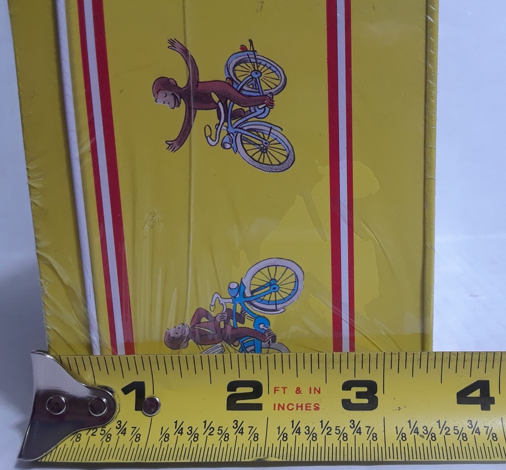 Curious George Tin Lunch Box Collectible Keepsake /Red Handle/Pristine Sealed