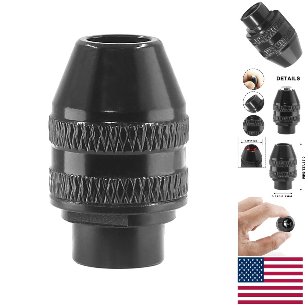 1 Pack Keyless Quick Change Chuck Replacement 1/4 for Rotary Tools - Ultimate...