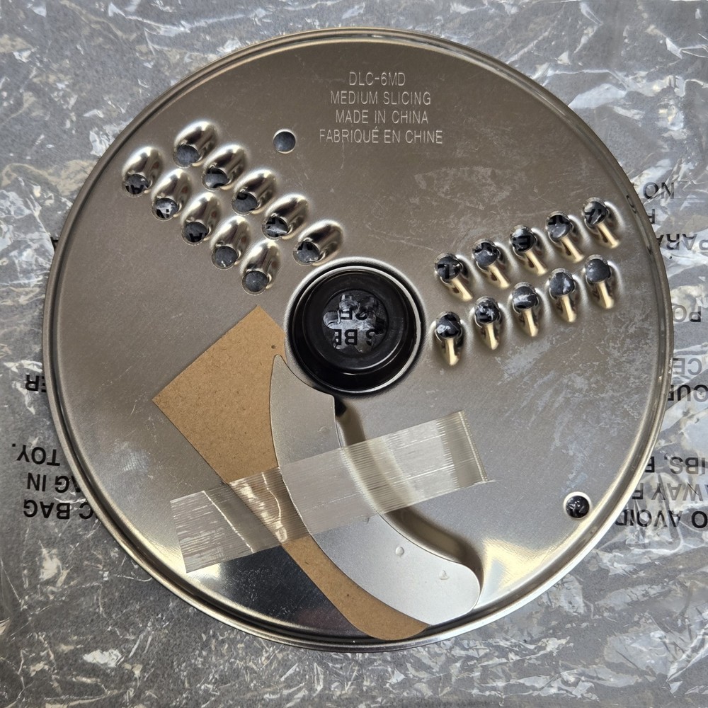 Cuisinart  DLC-6 Food Processor Replacement Round Blade Medium Shredding DLC-6MD