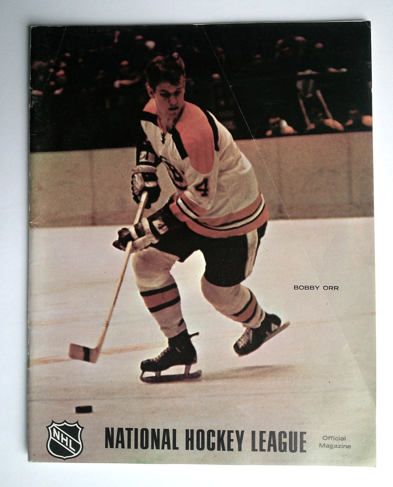 1969 BOSTON BRUINS BOBBY ORR vs ST. LOUIS BLUES NHL PROGRAM