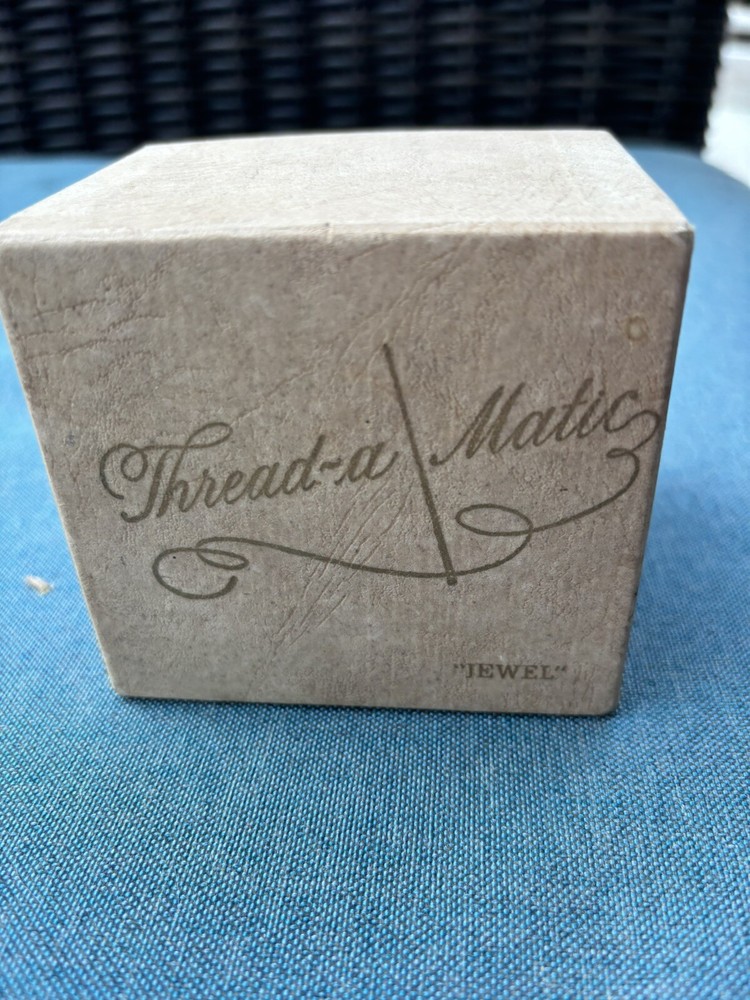 Vintage Thread-a Matic Model Model 72 w/Operating Instructions and Original Box