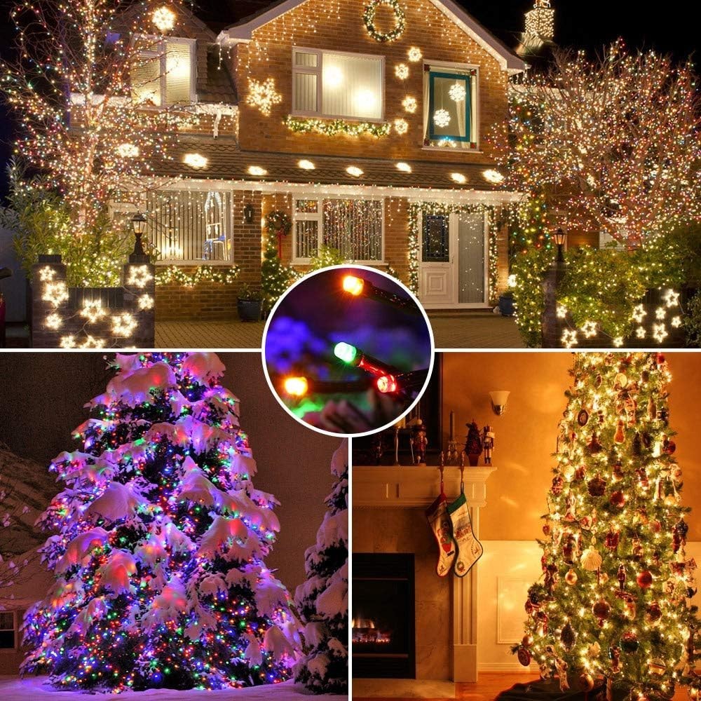 Christmas Lights, 65.67ft 200 LED Color Changing Tree Lights 11-Function Warm...