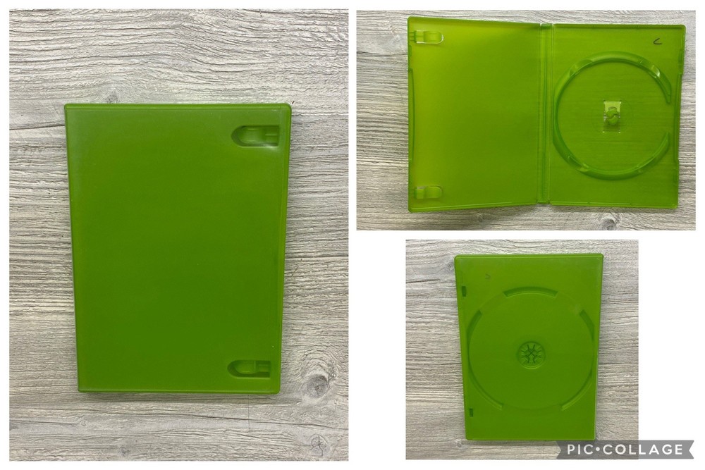 OEM Microsoft XBOX Original Green Empty Replacement Game Disc Case - EXCELLENT!