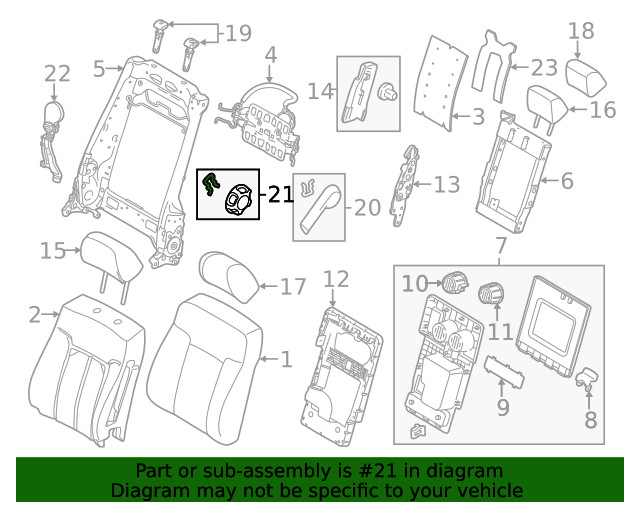 Genuine Ford Adjust Handle BC3Z-2561199-AB