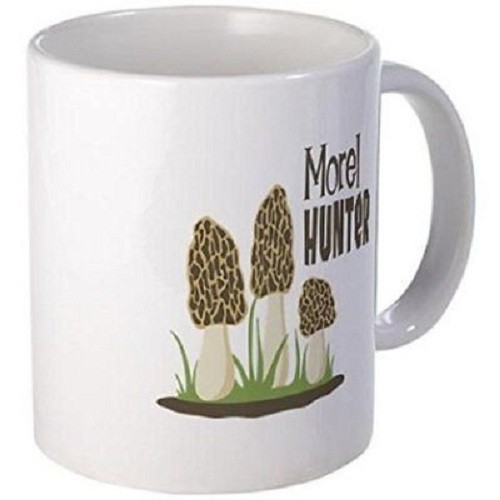 11oz mug Morel Hunters - Printed Ceramic Coffee Tea Cup Gift