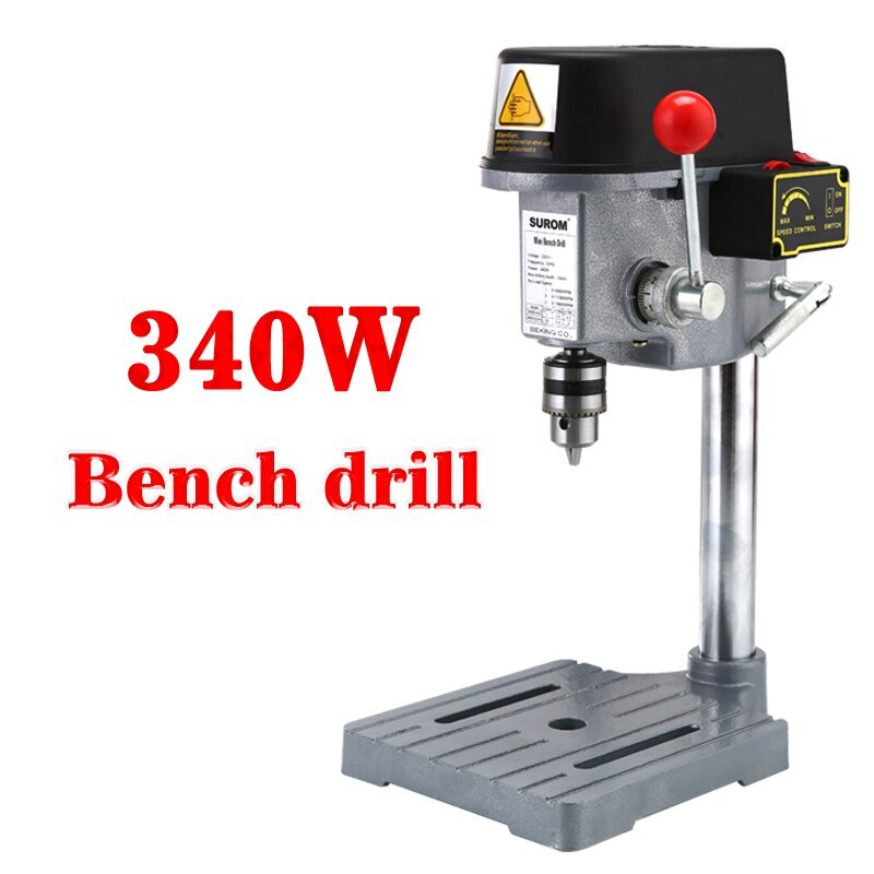 Multi-Function Small Electric Drill Micro Bench Drill 340W 220V 0.6mm-6.5mm 1Pcs