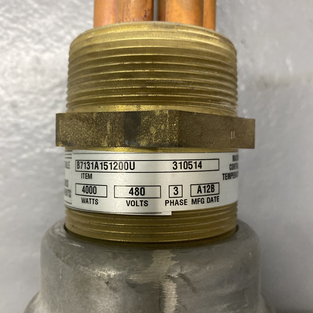 Baltimore Aircoil Immersion Water Heater 4000 Watts 480v 3Phase