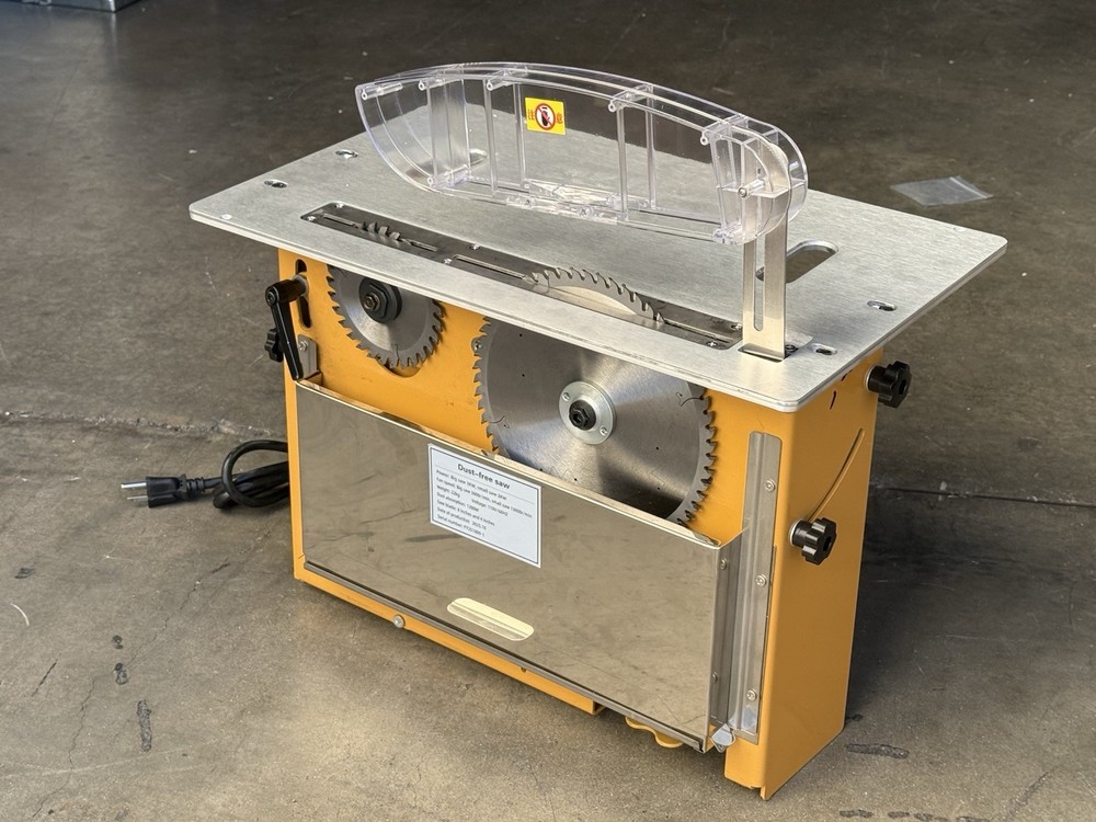 Electric Sliding Table Saw Tilt Folding Saw Multi-Function Workbench