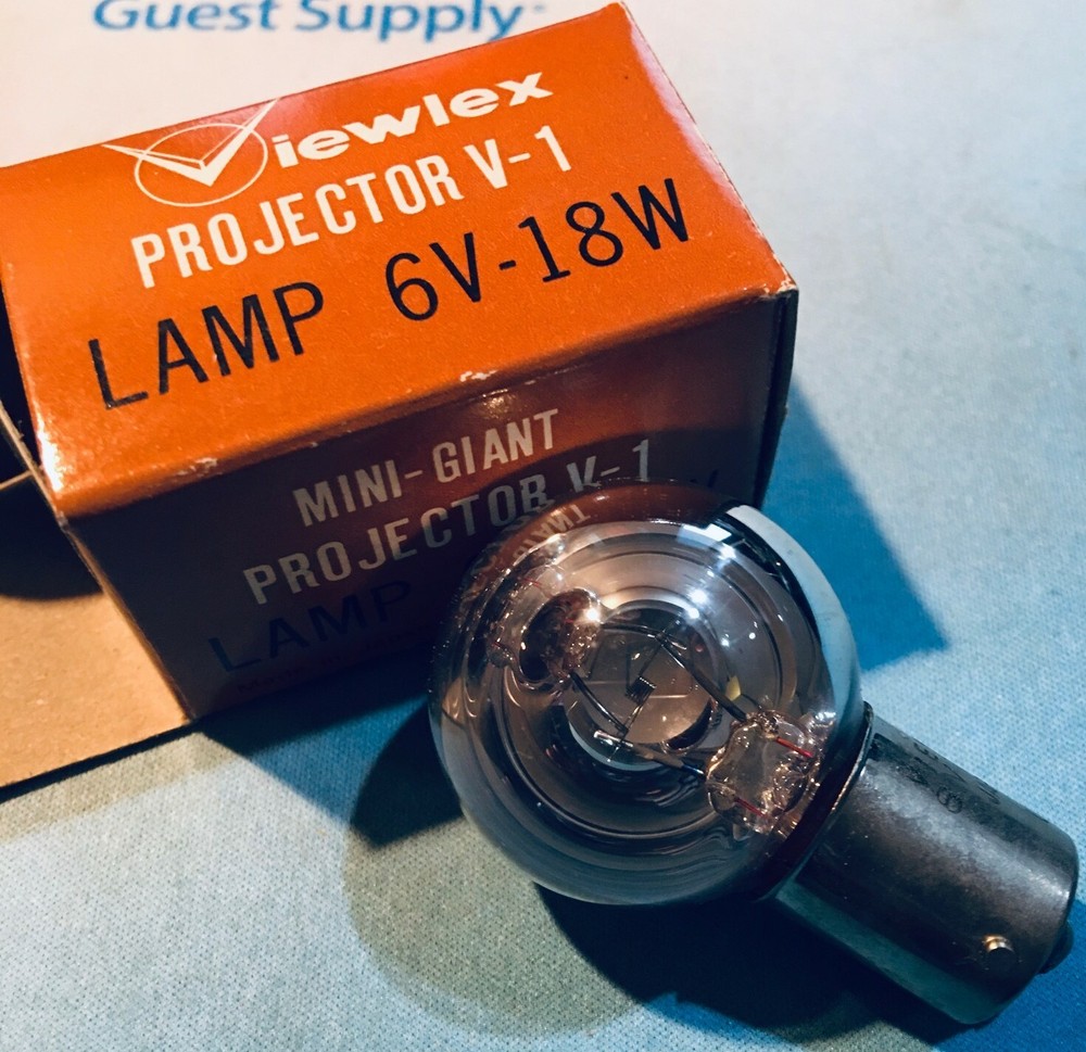 VIEWLEX PROJECTOR V-1 LAMP 6V 18W BULB