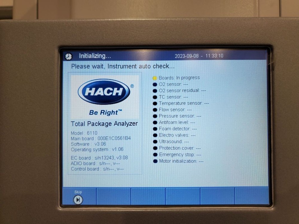 Hach Orbisphere 6110 Total O₂ CO₂ Package Analyzer With APC Battery Pack