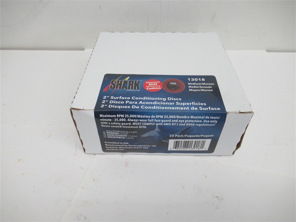 Shark 13018 , 2" Surface Conditioning Discs , Medium/Maroon (PK 25)