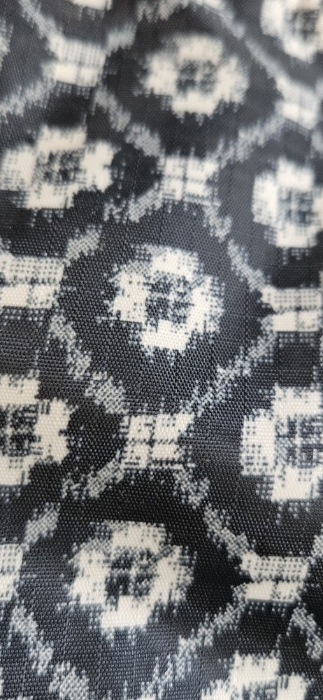 Soft Side Large Bible Cover Handle Black Geometric Pattern White Dove Designs
