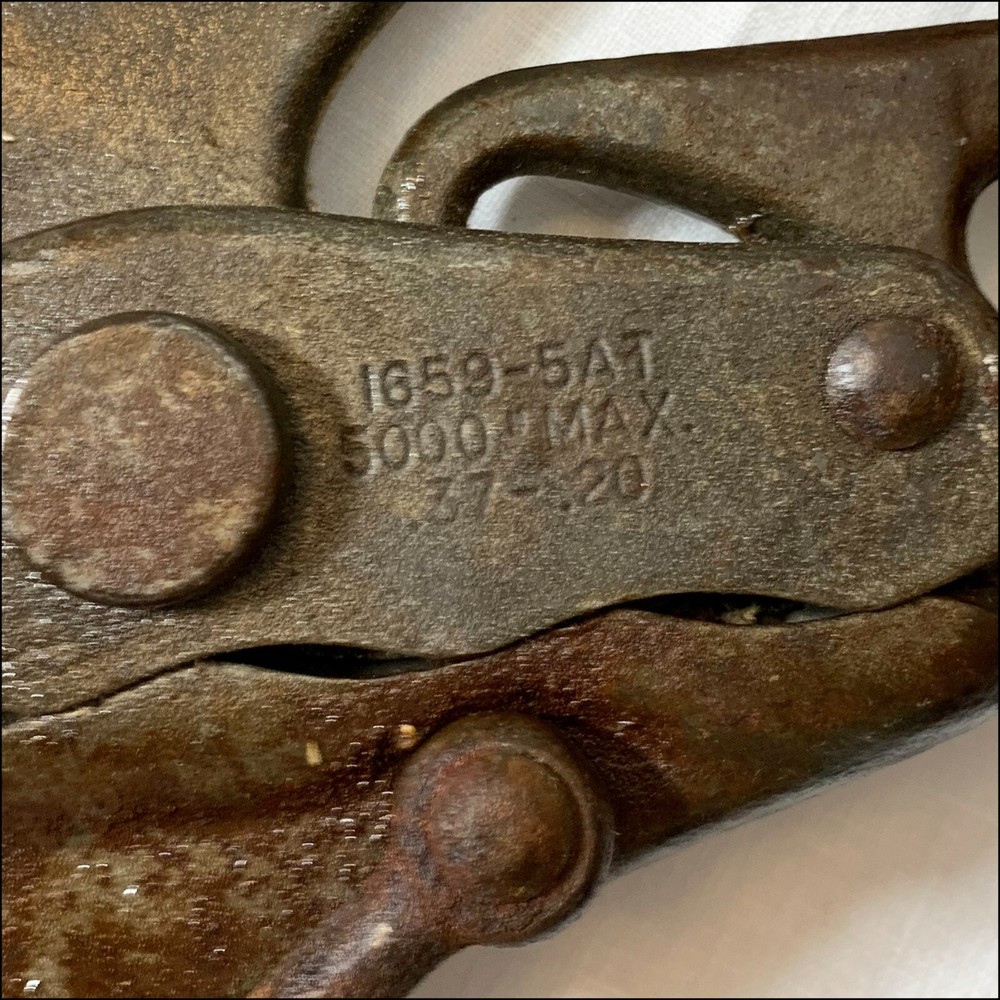 Klein 1659-5AT Vintage Cable Pullers 5000 MAX .37-.20, pair