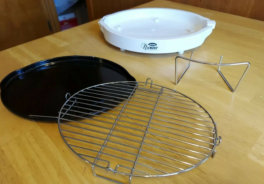 Mini Nuwave PART-Replacement Base/Pan & Grate For Home Infrared Oven/Model 20102