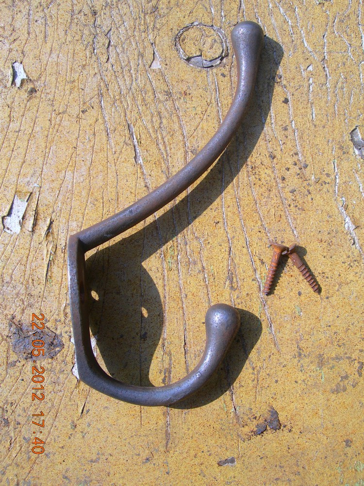 ~ 1950's Style~ Retro Cast Iron Coat Hooks~
