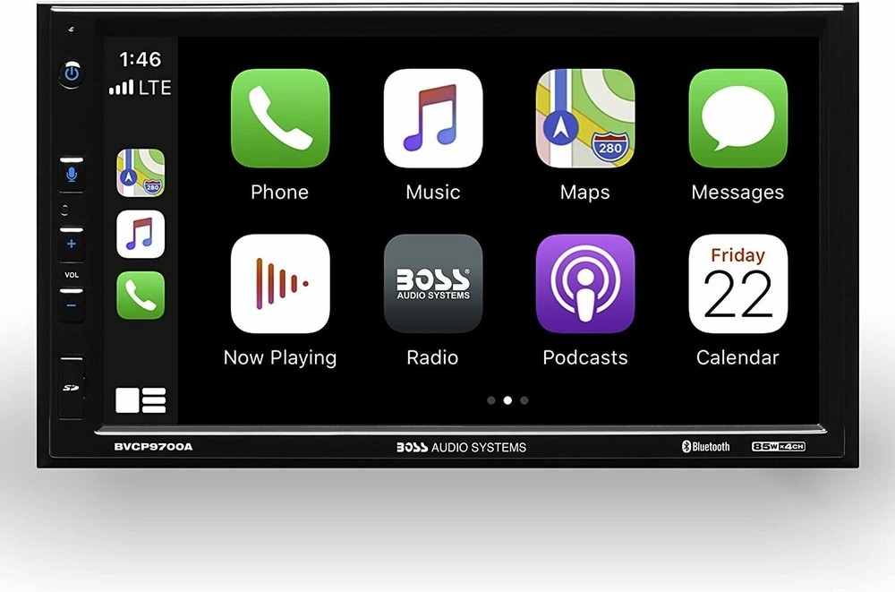 BOSS BVCP9700A Double 2 DIN 7" Car Stereo Apple Carplay Android Auto Bluetooth
